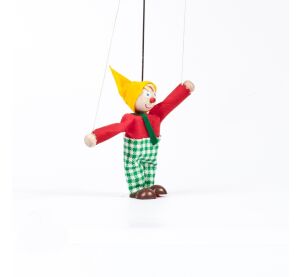 Gerlich Wooden puppet Dwarf Lucky